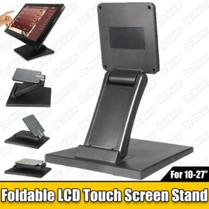 LCD Display  Tilt Mounted Fold Monitor Holder VESA 10'-27'TV Touch Screen Stand - Picture 1 of 6