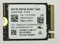 WD 2TB M.2 2230 SSD NVMe PCIe4x4 PC SN740 do Steam Deck ASUS ROG Flow X Laptop