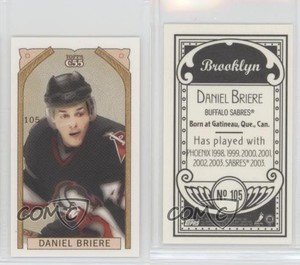 2003-04 Topps C55 Mini Brooklyn Back Daniel Briere #105