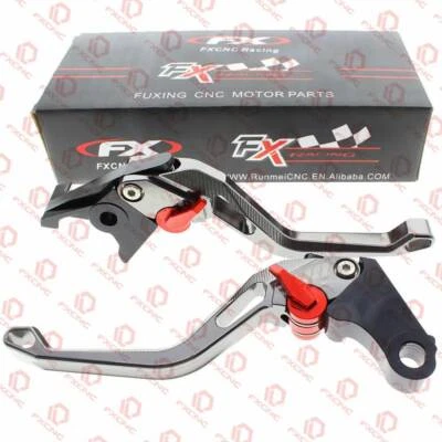 CNC 3D Rhombus Clutch Brake Levers Set For Honda CBR1000RR/FIREBLADE/SP 17-2019 - Image 1 of 4
