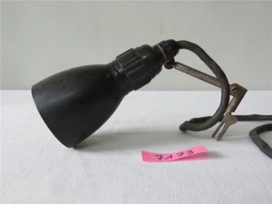 Uralte Bakelit Lampe Arbeitslampe Industrielampe Schreibtischlampe Klemmlampe - Bild 1 von 6