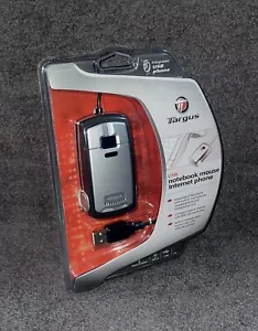 Targus USB Notebook Mouse Internet Phone With Mic Speaker And Headphone Jack - Picture 1 of 2