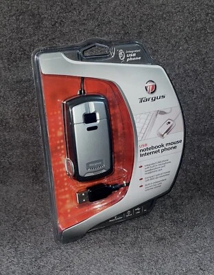 Targus USB Notebook Mouse Internet Phone With Mic Speaker And Headphone Jack - Image 1 of 2