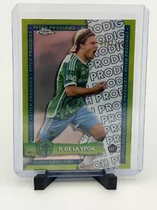 2024 Topps Chrome MLS Pedro De La Vega #159 Pitch Prodigies /250 Seatle Sounders - Picture 1 of 3