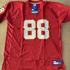 Deadstock Y2K Kansas City Chiefs VTG Tony Gonzalez #88 RED On Field Jersey 2XL - Picture 1 of 6