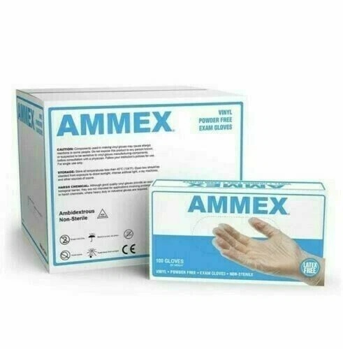 AMMEX VPF66100 Medical Vinyl Glove - 100 Pieces