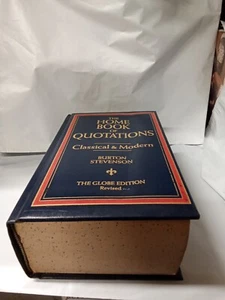 VINTAGE 1967 10th ED. THE HOME BOOK OF QUOTATIONS CLASSICAL & MODERN RARE & HTF! - Picture 1 of 20