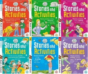 Biff Chip Kipper Phonics Stories & Activities Pack 6 Books Collection Stage 1to3 - Picture 1 of 2