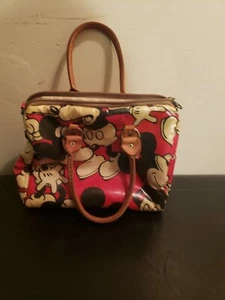 Rare Vintage Mickey Mouse Vinyl Zipper Purse - Picture 1 of 3