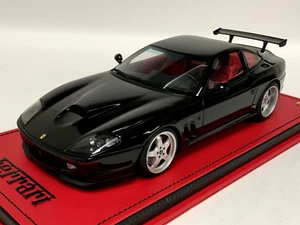 1/18 GT Spirit Ferrari 550 Koenig Special von 1997 mattschwarz Leder AB1148 - Bild 1 von 7