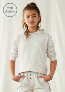 Matilda Jane Just Imagine Alisha Knit Hoodie, Gray 16 NWT - Picture 1 of 3