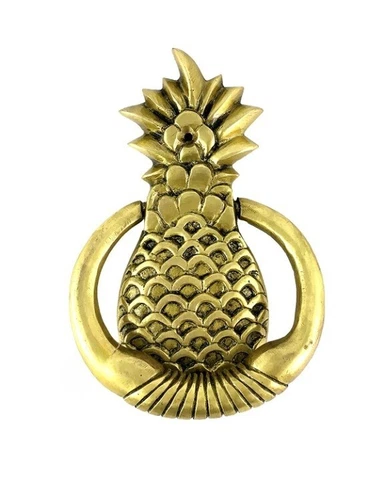 Door Knocker Pineapple Design Brass Door Knockers Antique Yellow Cover