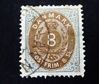 nystamps Denmark Stamp # 19 Used $75              Y3y242