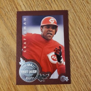 BARRY LARKIN 1996 Fleer E-Motion XL Baseball card #165 Cincinnati Reds NR MT