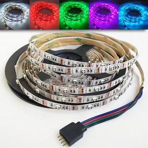 5mm Width 5V 3528 RGB LED Flexible Strip Light Multi Color Change for Shoes Toy - Picture 1 of 12