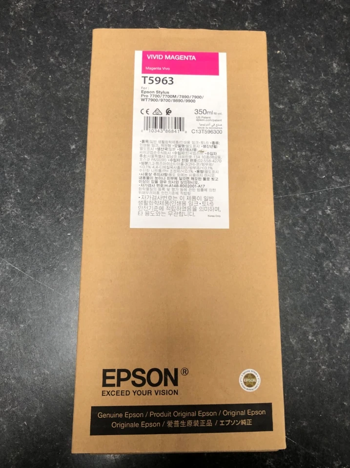 Cartucho de tinta Epson UltraChrome HDR T5963 magenta 350 ml C13T596300 - CADUCADO Foto 1 de 2