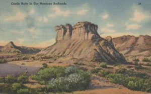 Castle Butte in the Montana Badlands - sin publicar - lino - Imagen 1 de 3