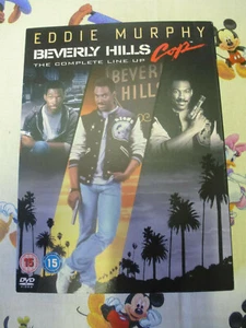 BEVERLY HILLS COP THE COMPLETE LINE UP DVD BOXSET STARRING EDDIE MURPHY REGION 2 - Picture 1 of 6