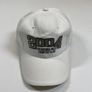 Vintage Jacaranda West Country Club Hat Cap Men’s White Golf Strapback 2004 - Picture 1 of 12