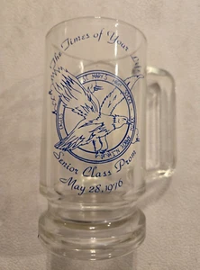 Taza de vidrio The Times of Your Life School Class Senior Prom 1976 - Imagen 1 de 6