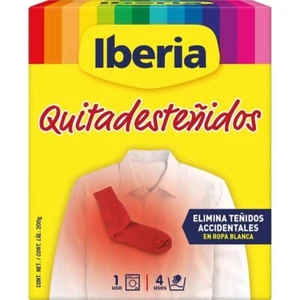 Hogar IBERIA quitadesteñidos elimina teñidos accidentales paquete 200 g - Imagen 1 de 1