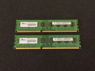 ASint DDR3 2x2GB 4GB 1333mhz RAM SLZ3128M8-EDJNC - Bild 1 von 2