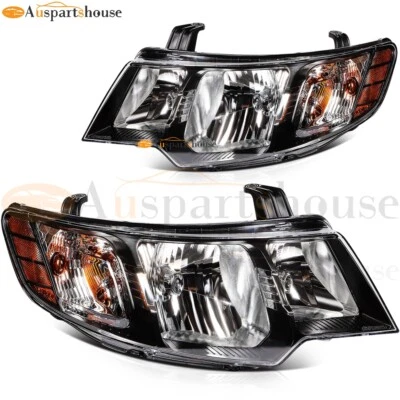 1 Pair Right Left Side Headlights Assembly For 2010-2013 Kia Forte Forte Koup - Imagem 1 de 4