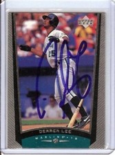 Derek Lee 1999 Upper Deck Signed Card Auto Autograph