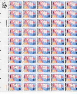 SCOTT #2108 1984 20 cent Christmas Santa full sheet of 50, Mint NH - Picture 1 of 1