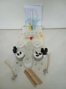 Free Post Beginners 1 KG Soy Candle Making Kit 15 Items Fragrances Wicks Wax Dye - Picture 1 of 1