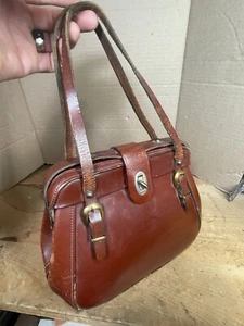Vintage Zenith Hand Made Leather Handbag Purse - Picture 1 of 15