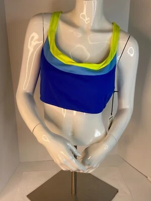 Women Love & Sports Sophia Compression Sports Bra Blue Size XL 16-18 - Image 1 of 2