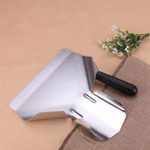 Scoop Right Handle Heavy Duty French Fry Bagger Stainless Steel Catering Chip - Picture 1 of 5