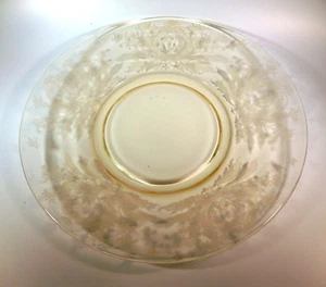 TIFFIN LA FLEURE MANDARIN YELLOW 7-1/4" DIAMETER SALAD or DESSERT PLATE! - Picture 1 of 1