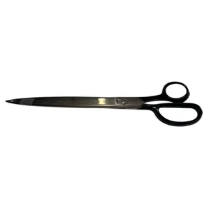 Vintage Deluxe Kleencut 12" Long Metal Scissors Black Handle - Picture 1 of 6
