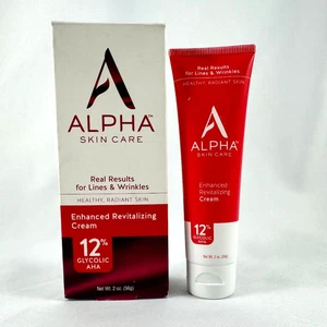 Crema revitalizante mejorada Alpha Skin Care 12 % glicólico AHA 2 oz - Imagen 1 de 11