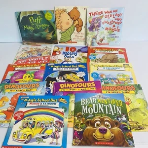 Magic School Bus, Dinofours, large mixed scholastic children's book bundle x13 - Picture 1 of 24