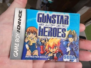 Game Boy Advance GBA Handbücher Gunstar Super Heroes (ohne Spiel) - Bild 1 von 3