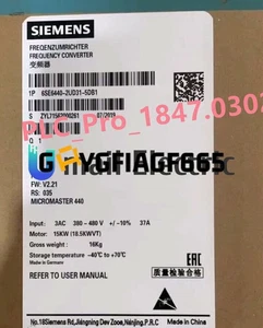 6SE6440-2UD31-5DB1 1PCS NEW SIEMENS 6SE6 440-2UD31-5DB1 Inverter us free tax - Picture 1 of 7