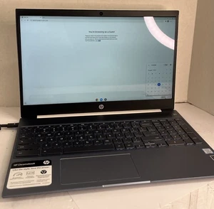 HP 15-de0518wm Chromebook 15.6" FHD TOUCHSCREEN i3-8130U 3.4GHz 4GB 128GB *read* - Picture 1 of 4