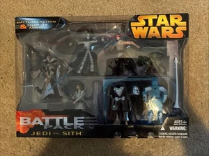 Star Wars Jedi vs Sith (2005) Hasbro Battle Pack Figure Set 6-Pack - Picture 1 of 3