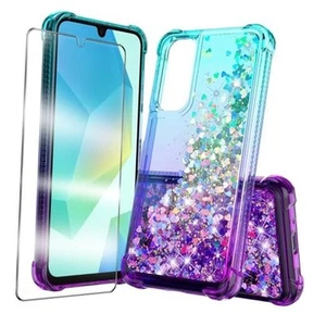 Compatible with Samsung Galaxy A26 5G Case with Tempered Glass Screen - Picture 1 of 7