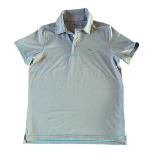 Polo donna Vineyard Vines a righe in movimento Sankaty taglia M blu rosa - Foto 1 di 20