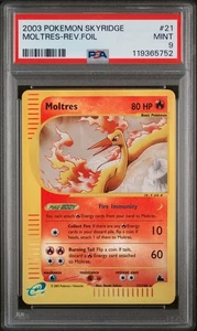 Moltres #21/164 - Raro - Holofoil inverso - Pokémon Skyridge 2003 - PSA 9 - Imagen 1 de 1
