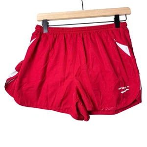 Brooks Women's Running Shorts Lined Red and White Size M - Picture 1 of 8