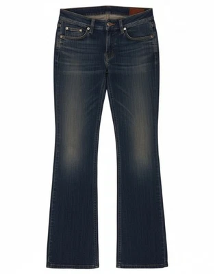 ELISABETTA FRANCHI Womens Bootcut Jeans W27 L33 Navy Blue CG15 - Image 1 of 4