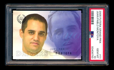 2005 Futera Grand Prix F1 #11 Juan Pablo Montoya RC Drivers PSA 10 - POP 1! - Image 1 of 2