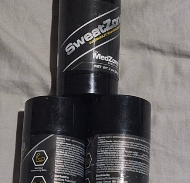 SweatZone Workout Enhancing Balm MedZone 2oz Stick Exercise USA