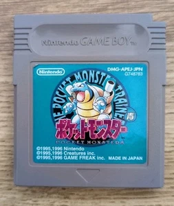 Genuine 1996 Japanese Pokémon Pocket Monsters Blue Version For GameBoy With Mew - Picture 1 of 6