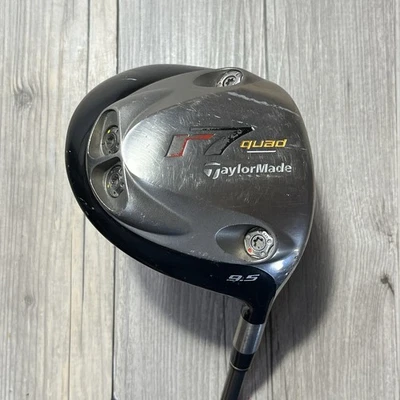 "Conductor TaylorMade R7 Quad 9,5° Flex regular grafito MAS 7-65 RH 44,75"" mal agarre" Foto 1 de 4